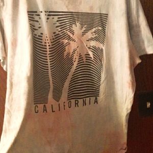AEROPOSTALE California Tie-Dye Palm Tree T-shirt